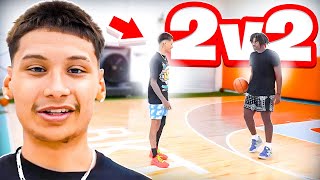 Gio Wise vs AAU prospect’s at BucketSquad GYM Must Watch [upl. by Ttenaj951]