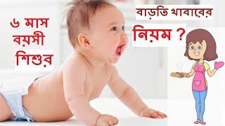 ৬ মাস বয়সে কেমন হবে শিশুর খাবার  6 month baby food recipe  Bijlee Health News [upl. by Aelhsa]