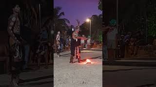 Mayan rituals at Playa del Carmen Mexico travel méxico playadelcarmenmexico travelvlog [upl. by Etselec]