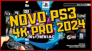 🔴NOVO PS3 4K PRO 2024 [upl. by Ahsinac]