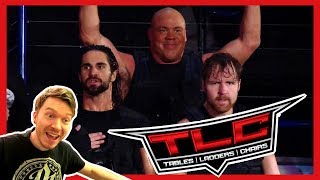 WWE TLC REACTION  THE SHIELD ENTRANCE WITH KURT ANGLE [upl. by Belak]