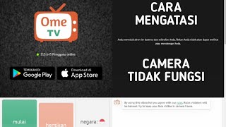 CARA MENGATASI CAMERA OMETV TIDAK FUNGSI DI PC [upl. by Cohin467]