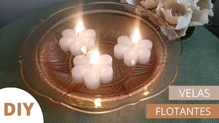 Como hacer VELAS FLORANTES [upl. by Lenssen340]