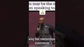 🔥APOSTLE JOSHUA SELMAN 🔥 RELATIONSHIPS ARE INVESTMENTS  KoinoniaGlobal goddyonthedrums [upl. by Clauddetta]