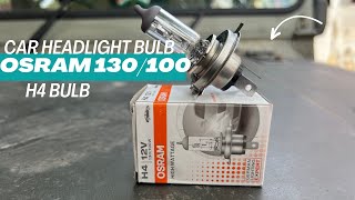 130100w H4 Halogen Bulbs  Osram H4 Halogen Bulb [upl. by Kcirddec]