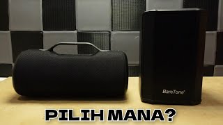 BARETONE MAX 05BX VS EGGEL ELITE XL 2 speaker tws [upl. by Atinel493]