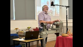 Keith Harte demonstration to Ryedale Woodturners 04 07 24 [upl. by Korns430]