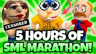 5 HOURS OF SML MARATHON TO FALL ASLEEP FUNNIEST JEFFY VIDEOS [upl. by Adnolrehs]