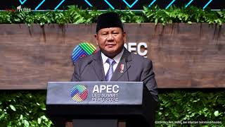 Keynote Speech Presiden Prabowo pada APEC CEO Summit Peru 2024 Lima 14 November 2024 [upl. by Harriman]