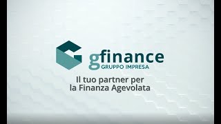 Gfinance si presenta  Il tuo partner per la Finanza Agevolata [upl. by Anwadal]