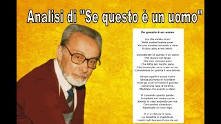 Analisi per studenti di quotSe questo è un uomoquot [upl. by Yttam]