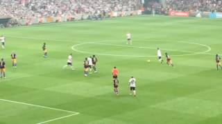 Quaresma Q7 Rabona BeşiktAŞK tribün çekimi BeşiktaşOsmanlıspor [upl. by Ayet]