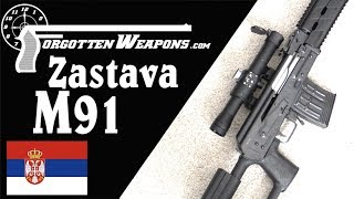 Zastava M91 Serbia Modernizes its DMR to 762x54R [upl. by Blackstock]