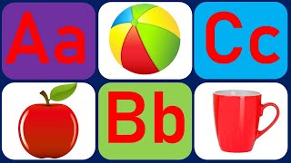 ABC Flashcard I ABC Video Flashcard I Kids learning home I A To Z Flashcard Videos I Kids Learning [upl. by Irtak209]