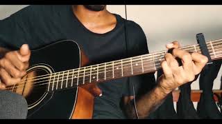 Punsanda Rata Awidin Hene Nirosha Virajini Guitar Cover [upl. by Kcirrek]