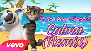 Pedro Capó Farruko  Calma Remix Talking Tom [upl. by Llerihs]