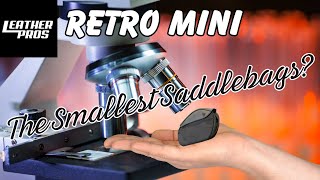 LeatherPros Retro Mini Saddlebag Install Harley Davidson Street Bob [upl. by Hildegaard]