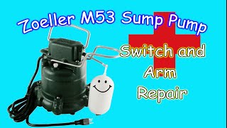 Zoeller M53 Switch and Switch Arm Replacement [upl. by Mcgrody]