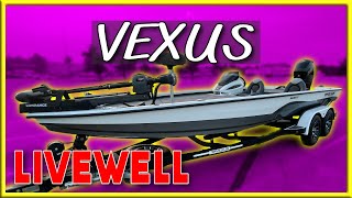 Vexus Livewell Operation  Vexus Aluminum Bass Boat [upl. by Solotsopa]