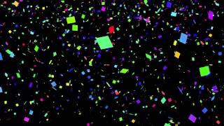 Free Looping Video Background of Confetti for New Years [upl. by Raybourne]