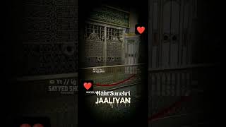 Sunheri jaliyan ❤️ialamic islamicanc isalmic sayyadabdulwasiqadri love beautiful urdu song [upl. by Stander]