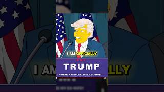 Prophecy Come True simpsons newpresident donaldtrump shorts [upl. by Ereveniug]