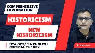 Historicism and New Historicism  Meaning and definition [upl. by Eiramanit]