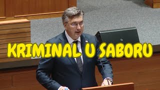 Plenković u Saboru Oporba Žestoko Kritizira Proračun Premrežen Korupcijom [upl. by Namialus]