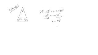 Matematik 2b Vinklar och yttervinkelsatsen [upl. by Atteuqal902]