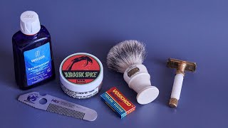 №2 в семье GIBBS Personna razor JURASSIC SPICE SIMPSON Best Badger X2L WELEDA бритьё nomelike [upl. by Alaehs]