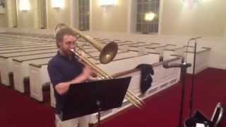 A Contrabass Trombone Grinch with Olympic Brass [upl. by Ativoj943]