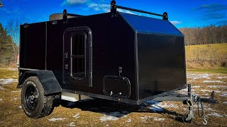 DIY SquareDrop Camper Trailer Build Part 5 Budget [upl. by Rolyab156]