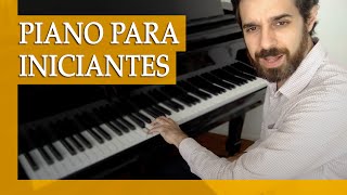 Aula de Piano Para Iniciantes Aula aberta com instruções de piano para iniciantes [upl. by Phalan]