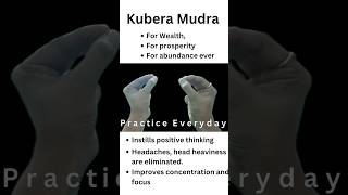 Kubera Mudra  powerful mudra stressrelief stress mudra kubera wealth health [upl. by Georgena]