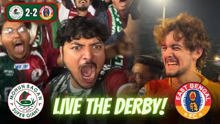 Experience The Thunder Of Kolkata Derby  Mohun Bagan 22 East Bengal  Matchday Vlog [upl. by Krute]