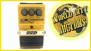 Vintage DOD FX50 B Overdrive Plus Guitar Pedal [upl. by Aiel451]