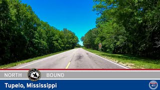 Revisited Natchez Trace Parkway Northbound through Tupelo  Mississippi [upl. by Akerley]