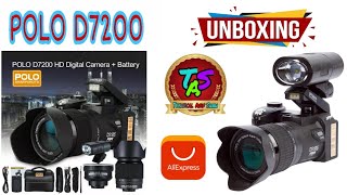 Polo D7200 DSLR Sharp Shots Camera Unboxing amp Review [upl. by Ettenuahs]