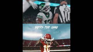 33 wr bracket sweet 16 Garrett wilson VS Tyreek hill Tyreekhill jets dolphins [upl. by Housen]