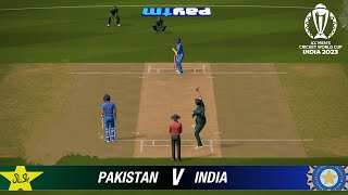 INDIA VS PAKISTAN ODI WORLDCUP 2023 MATCH  CRICKET 19 [upl. by Gilges108]