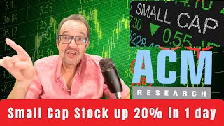 Daily Stock Market Views This Small Cap Stock is up 20 in 1 day [upl. by Hcone]