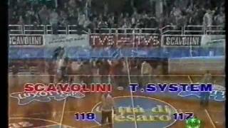 Vuelle vs Fortitudo 1995 3 tempi supplementari [upl. by Melisande]