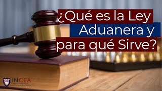 ¿Qué es la Ley Aduanera y para qué Sirve [upl. by Gibbs]