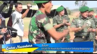 KASAD TNI Marah Atas Penembakan Terhadap Anggotanya di Batam [upl. by Eaned]