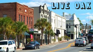 Live Oaks Florida  Driving Through Live Oak [upl. by Ronyar213]