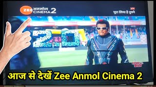 Zee Anmol Cinema 2 Started On Free Dish Mpeg2 Boxes [upl. by Hpotsirhc]