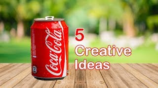 5 Creative Ideas From Cans Very Simple [upl. by Aennyl]