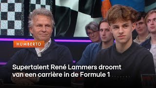 Supertalent René Lammers droomt van een carrière in de Formule 1  Humberto [upl. by Oinimreh]