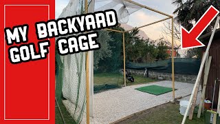 How to Build a Golf Cage [upl. by Ardnikal966]