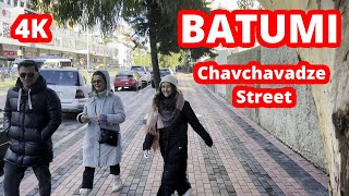 Chavchavadze Street Batumi 🇬🇪 walking tour 4k 60fps [upl. by Mignon286]